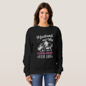 Sweatshirt Husband and Wife Camping Partners for Life Camper (Devant entier)