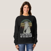 Sweatshirt Husband Bass Player Bassist (Devant entier)