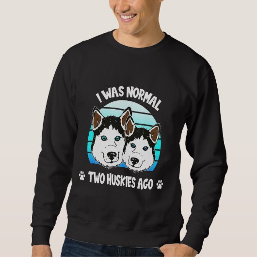 Sweatshirt Husky Ago Chien Sarcasme (Devant)