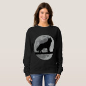 Sweatshirt Husky Chig nuit Lune Husky (Devant entier)