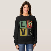 Sweatshirt Husky Dog Love (Devant entier)