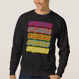 Sweatshirt Husky Dog Retro 70's Vintage Vibe Design