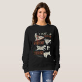 Sweatshirt Husky Dog Sledding for an Alaska Sled Dog Rider (Devant entier)