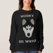 Sweatshirt Husky On Watch (Devant)