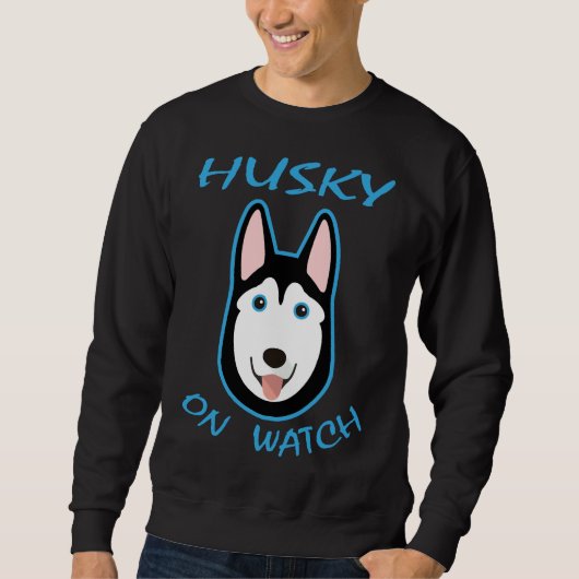 Sweatshirt Husky On Watch (Devant)
