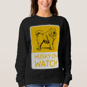 Sweatshirt Husky On Watch