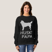 Sweatshirt Husky Papa (Devant entier)