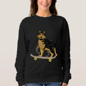 Sweatshirt Husky Play Skateboard (Devant)