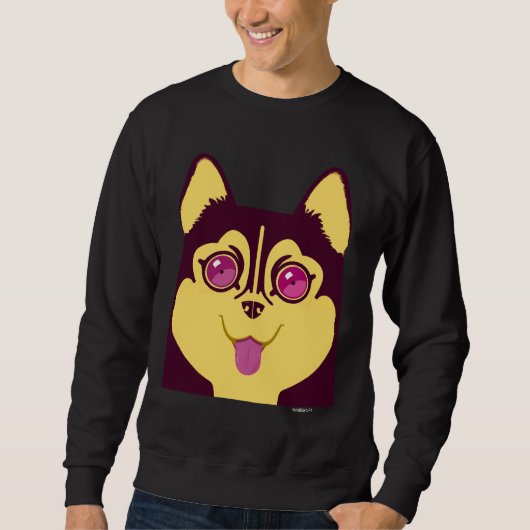 Sweatshirt Husky Puppy (Devant)