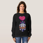 Sweatshirt Husky Puppy (Devant entier)