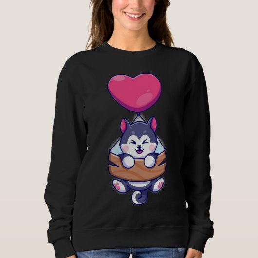 Sweatshirt Husky Puppy (Devant)