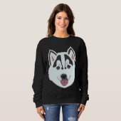 Sweatshirt Husky Puppy (Devant entier)