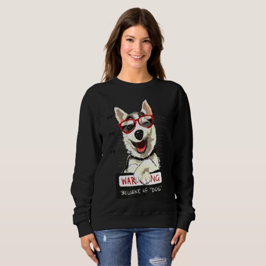 Sweatshirt Husky Siberian Husky (Devant entier)