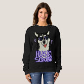 Sweatshirt Husky Squad Black (Devant entier)