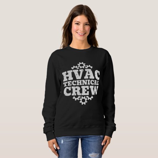 Sweatshirt HVAC Technical Crew  1 (Devant entier)