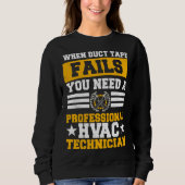 Sweatshirt HVAC Technician Service HVACR Tech Installer Work  (Devant)