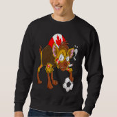 Sweatshirt Hyäne Fan Canada (Devant)