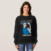 Sweatshirt Hydrocéphalie Guerrier Imparable Sensibilisation H (Devant entier)