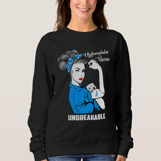 Sweatshirt Hydrocéphalie Guerrier Imparable Sensibilisation H (Devant)
