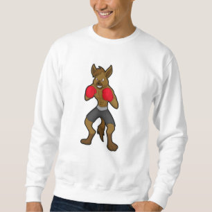 Sweatshirt Hyena à la boxe avec gants de boxe