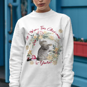 Sweatshirt Hygge Yule Chat Cosy Noël Femmes