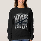 Sweatshirt Hype Streetwear Typography Design – Bold Urban Bla (Devant)