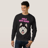 Sweatshirt Hysky Smile (Devant entier)