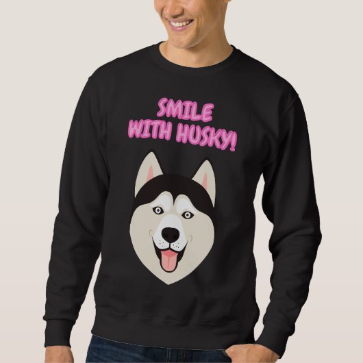 Sweatshirt Hysky Smile (Devant)