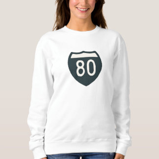 Sweatshirt I-80 San Francisco to Sierra Nevada Design