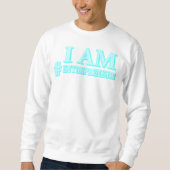 Sweatshirt "I AM ENTREPRENEUR" Conception d'expression. Comma (Devant)