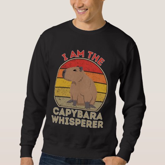 Sweatshirt I Am The Capybara Whisperer (Devant)