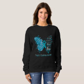 Sweatshirt I Am The Storm Fragile X Syndrome Awareness Butter (Devant entier)