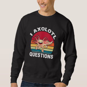 Sweatshirt I Axolotl Question Enfants garçons filles mignonne
