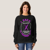 Sweatshirt I Bake Because Punching People Is Frowned Upon (Devant entier)
