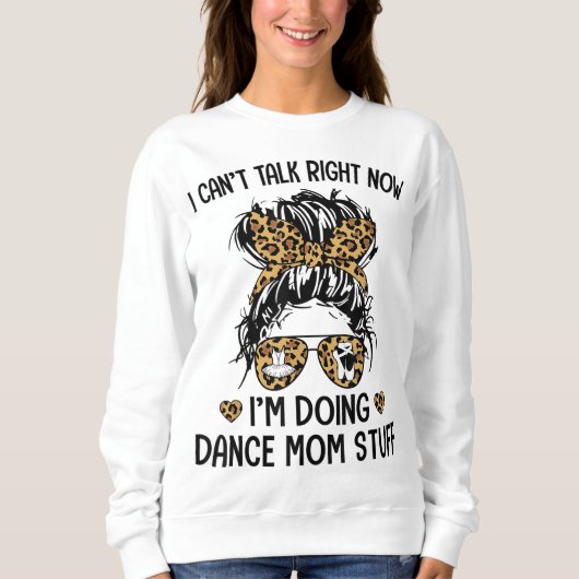 Sweatshirt I Can't Talk Right (Devant)