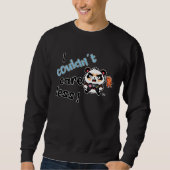 Sweatshirt I Couldn t Care Less Grim  Gamer Statement (Devant)