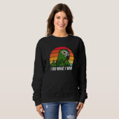 Sweatshirt I Do What I Want Parrot I Hahns Macaw (Devant entier)