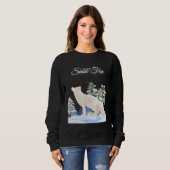 Sweatshirt I GIVE SNOW FOX animal pun (Devant entier)