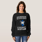 Sweatshirt I go back to Scotland Scotland (Devant entier)
