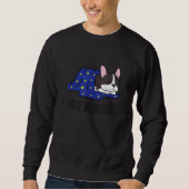 Sweatshirt I Hate Mornings Sleeping Boston Terrier Dog (Devant)