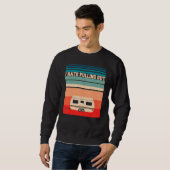 Sweatshirt I Hate Pulling Out Camping Trailer Retro Travel (Devant entier)