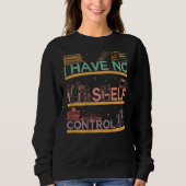 Sweatshirt I Have No Shelf Control Abibliophobia Bookworm On  (Devant)