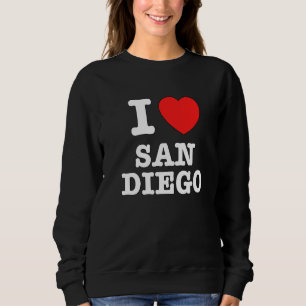 Sweatshirt I Heart San Diego Ca Love