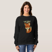 Sweatshirt I Just Really Like Foxes Kids Animal Cute Fox (Devant entier)