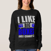 Sweatshirt I Like Big Boxes Postal Mailman Worker Postmen (Devant)
