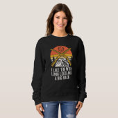 Sweatshirt I Like Em with Long Legs Animal Stalking Hunting G (Devant entier)