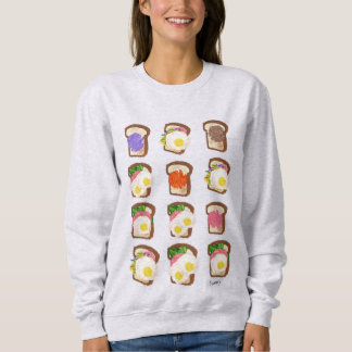 SWEATSHIRT I LOVE トースト