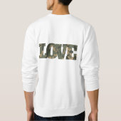 Sweatshirt I Love Camouflage Vert Brown | (Dos)