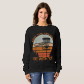 Sweatshirt I Love Disc Golf Apparel Frisbee Disques Pilote Th (Devant entier)