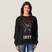 Sweatshirt I love doberman since 1977 (Devant entier)